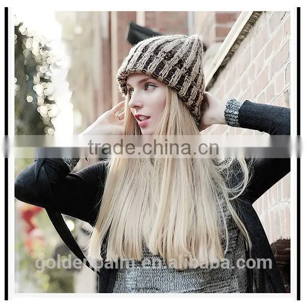 Colorful Knitted Beanie /Custom Beanie Hats/winter Knitted Hat