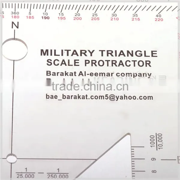 Kearing Brand Manufacture Aviation Square Protractor,combination Square Set Protractor,super Quality Military Square Ruler#KMP-4 photo-2