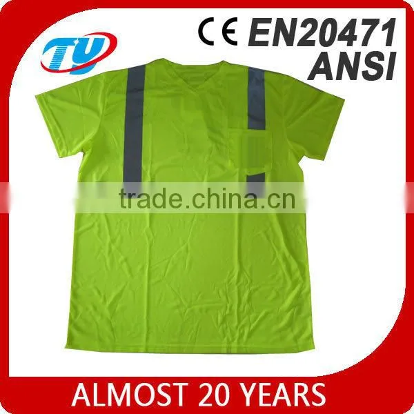 201506240828 Reflective Tape Cheap Safety Reflective t Shirt T-shirt photo-6