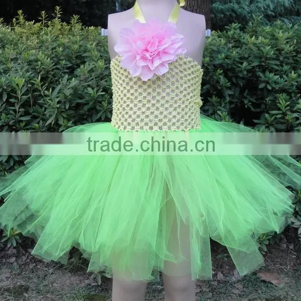 Factory Directly Handmade Sleeveless Chiffon Tutu Shirt for Babies photo-3