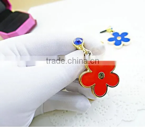 Cellphone Accessories Customized Designs Flower Earphone Plug Mobile Phone Anti Dust Plug photo-4