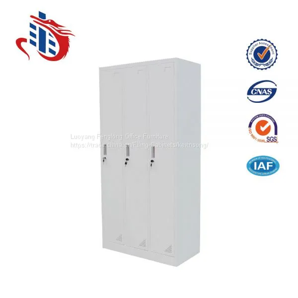 High Quality Godrej Almirah Design 3 Door Steel Wardrobe photo-2