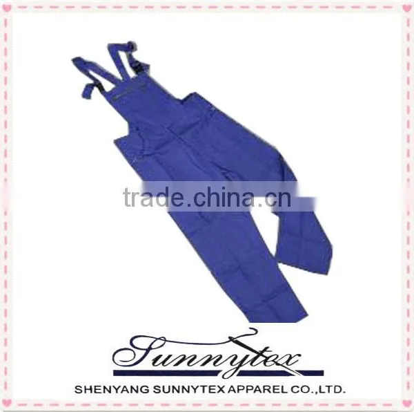 OEM Service Blue Work Safety Bib Overalls / Bib Pants photo-3