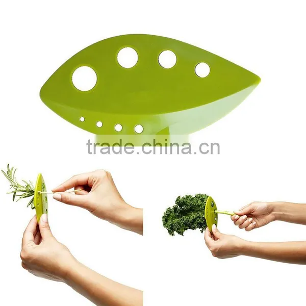 Rosemary Thyme Loose Leaf Herb Stripper Kale, Chard, Collard Green Herb Stripper Looseleaf Kitchen Gadgets Vegetable Tool KC1586 photo-4