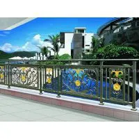 Non-welded Balcony Steel Handrail, Customized photo-3