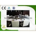 9 Seat Fan Shape Gas Teppanyaki Grill Table With Exhaustion / Purification System