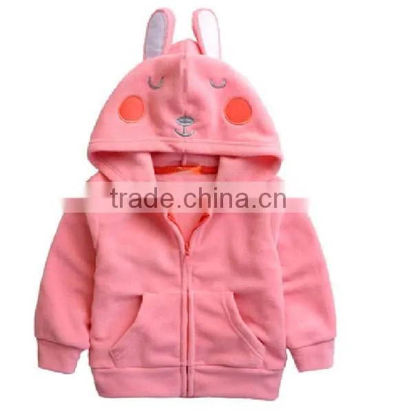 Winter Fleece Hooded Baby Romper With Zipper photo-4