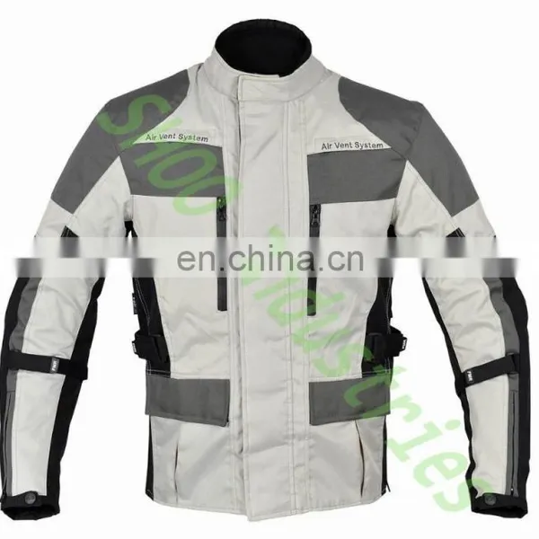 Custom Unisex Auto Car Racing Motorbike Textile Jacket 600D