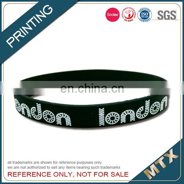 Printing Silicon Wristband Bracelet Supplier photo-4