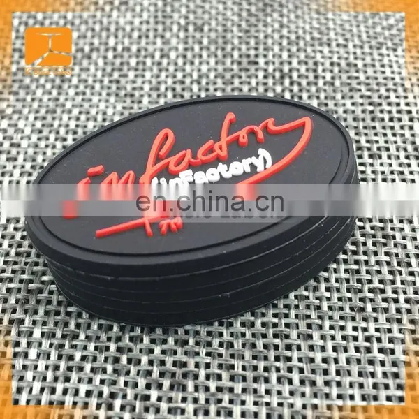 Small Mini Custom Embossed 3D Rubber Badge Silicon Patch for Shoes photo-2