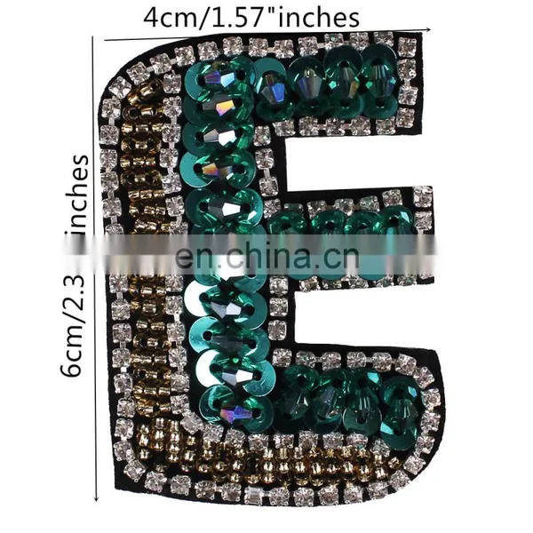 Handmade Beading Sequin LOVE Letter Patches Badges photo-2