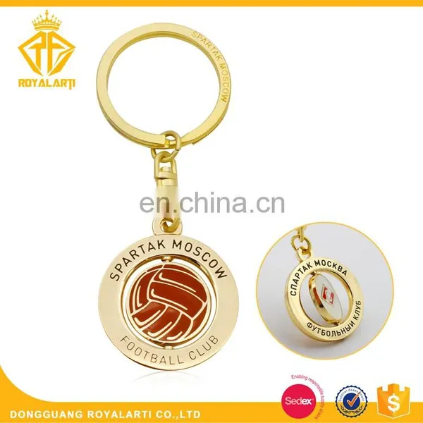 Factory Price Spin Custom Keychain in Silver Plating photo-4