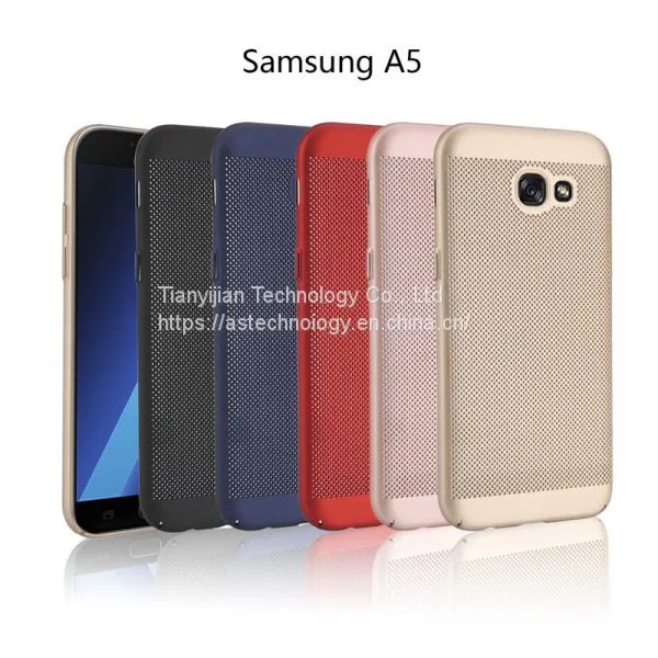 Для Samsung A3 A5 A7 2017 охлаждающая полая радиаторная защитная пластиковая жесткая чехол для телефона