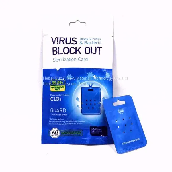 Oem Sterilization Card Protection Clo2 Health Care Spatial Lanyard Virus Blocker photo-3