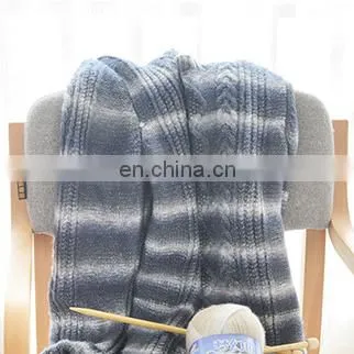 Fancy Acrylic Blend Aran Weight Colorful Fancy Air Yarn for Sweater photo-6