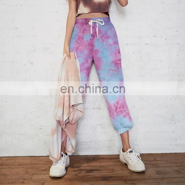 LAITE TR2021 Women Plus Size Pants Ladies Tie Dyed Trousers Women's Trousers photo-4