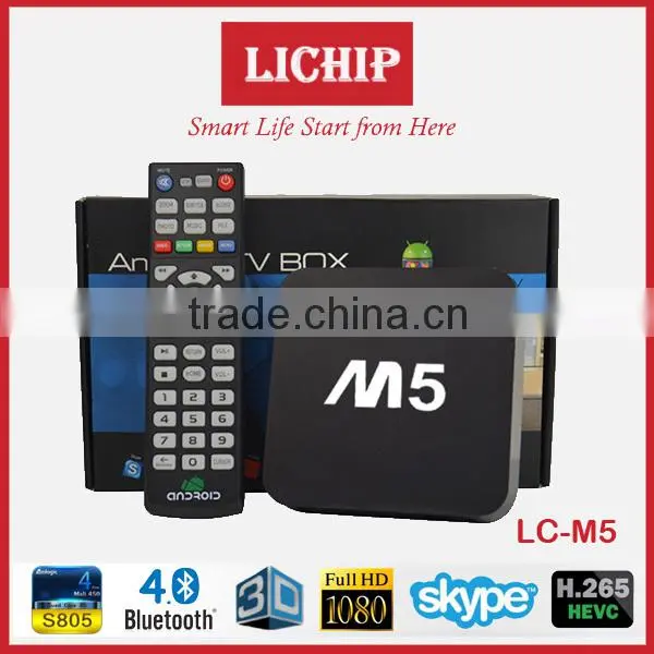 Smart Android 4.4 S805 1080p 3D Bluetooth 4.0 LC- M5 TV Box photo-3