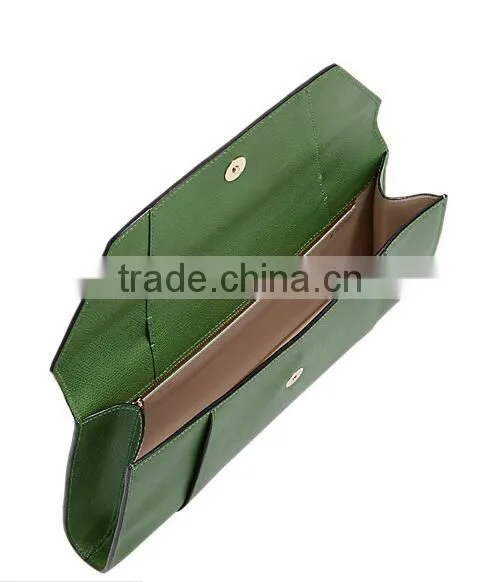 Wholesale Women Leather Envelope Clutch Bag Leather Crossbody Bag Shoulder Bag photo-4