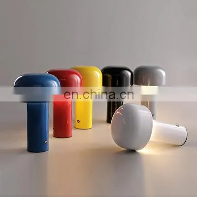 Modern Simple Unique Design Nordic Light Luxury Cute Mushroom Shape LED Night Light Table Lamp photo-2