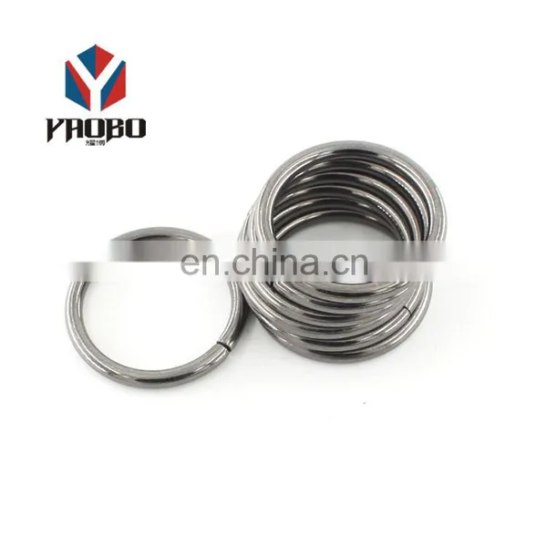 Fashion High Quality Metal Silver Non Welded O Ring For Handbag photo-5