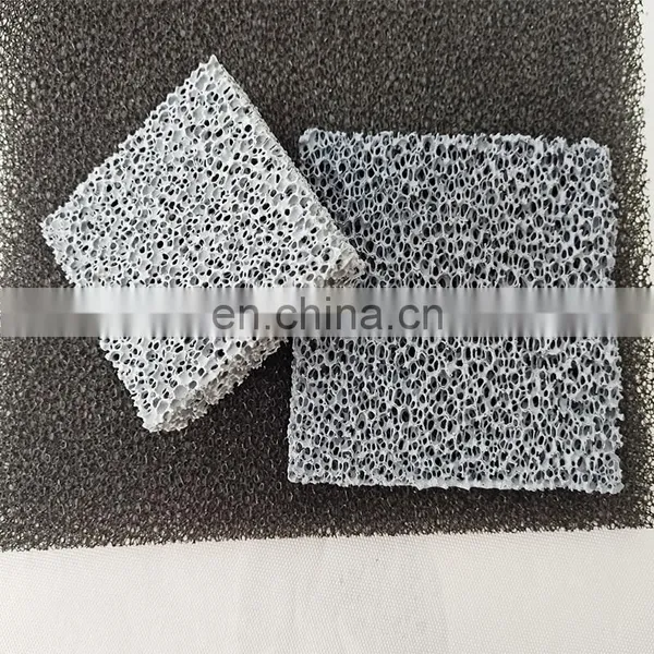 OEM Casting Silicon Carbide Foam Ceramic Filter Alumina Ceramic Foam Filter Plate photo-2
