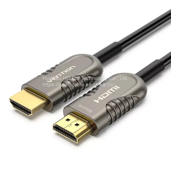 4k60hz 18gbps Hdmi 2.0 Optical Fiber Cable 10m 15m 20m 30m 50m 100m Hdmi Fiber Optic Aoc Cable HD1070 photo-2