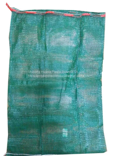 Fruit Vegetable Knitted Net Mesh Bag PP PE Leno Onion Bags Firewood Packaging Bags photo-5