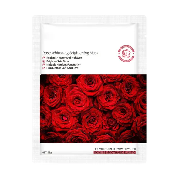 OEM Make Your Own Brand Natural Rose Extract Whitening and Brightening Face Mask