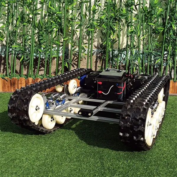 Shock-absorbing Suspension Remote Control Tank Robot Chassis (RTC300) photo-2