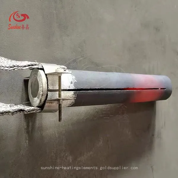 SiC Silicon Carbide Heating Elements Spiral Groove Bar for Higher Temperatures (3000°F)