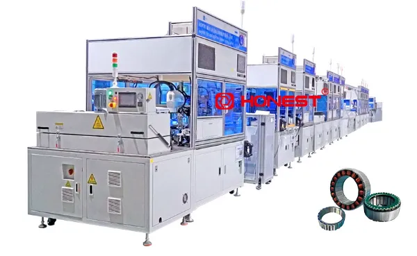 Humanoid Robot Motor Production Line