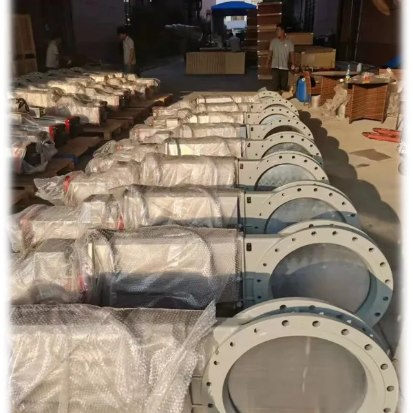 Electric Knife Gate Valve for Power Plant Systems - Controls Effluent and Discharge With Self-Sealing Mechanism to Prevent Leaks photo-4