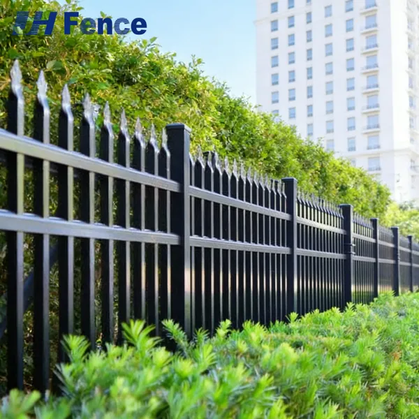 Corrosion-Resistant Powder Coated Steel Fence With Color-Matched Hardware