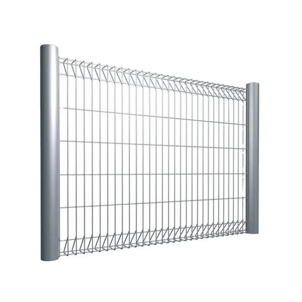 Carbon Steel Posts Easily Assembled Rail Galvanized Fence 3d Curved Fence photo-4