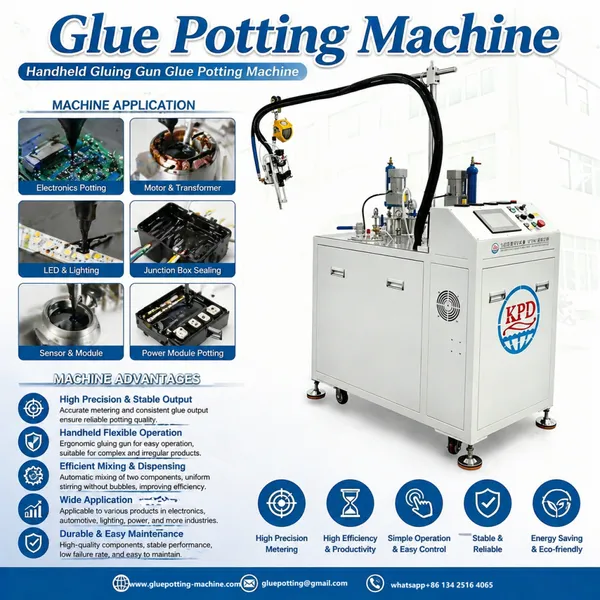 Fully Automatic 2K Epoxy Resin Dispensing System High Precision Mixing & Potting Machine photo-3