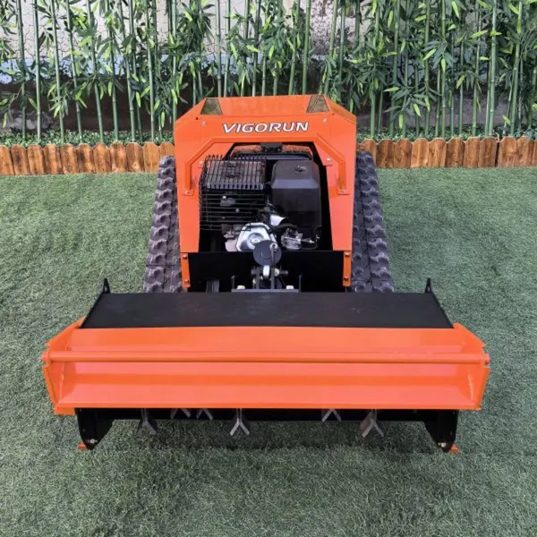 Vigorun Remote Control Lawn Mower Green High-Torque RV063 Reducer Remote Controlled Lawn Mulcher
