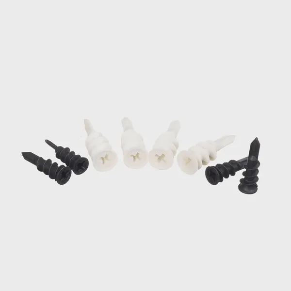 Zinc Plated Steel Screws Plastic Expansion Anchors for Masonry PE Material Anti-rotation Design Full Sizes Available Easy Installation photo-5