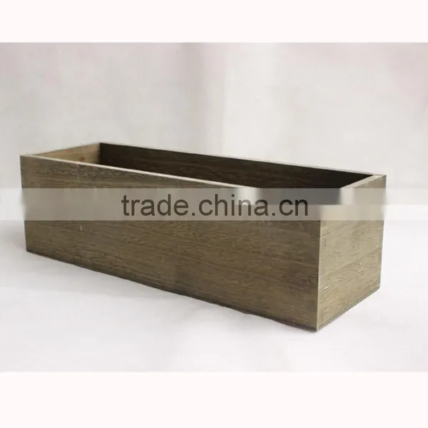 Wooden Tray ,pine Rectangle Box ,wooden Storage Box photo-2