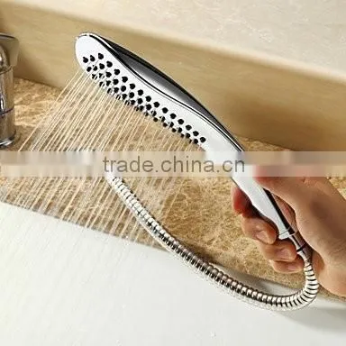 Three Holes Waterfall Bathtub Faucet Bath Tub Mixer Taps Bathtub Mixer photo-2