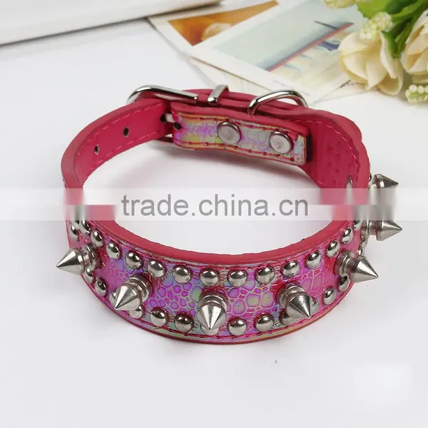 Factory Direct Creative New Rivet Collar Premium Pet Supplies High Quality Leather Dog Collar photo-2
