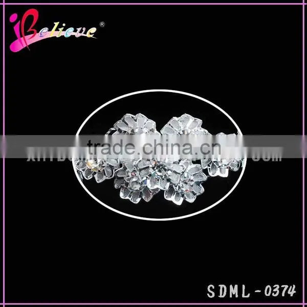 Wholesale Hairband Jewelry Metal Flower Headband,women Hair Headband With Diamond photo-3