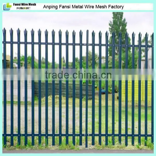RAL 6005 Green Powder Coating Palisade Security Fencing photo-4