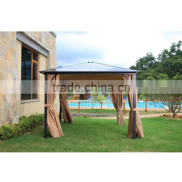Luxury Villas Square Large Mosquito Net With Modern Outdoor Aluminum Gazebo photo-2