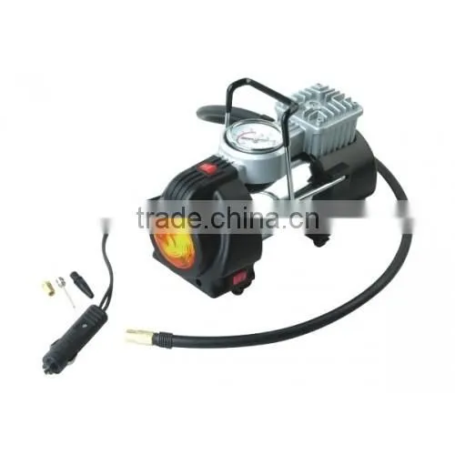 12V Heavy Duty Car Air Compressor /Tire Inflators With Light - 30mm Cylinder
