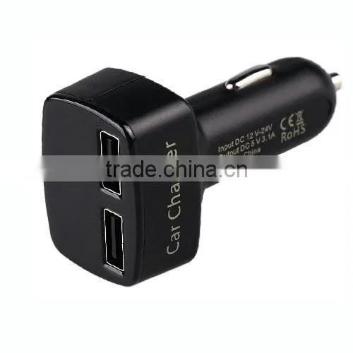 Digital Volt Monitor 12V 24V Car Cigarette Lighter USB Charger for LG G2 G3 photo-3