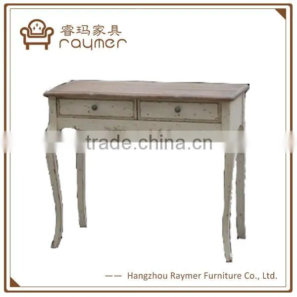 Shabby Chic Wood Provincial Antique Console Table Rustic Console Table Supplier's Choice