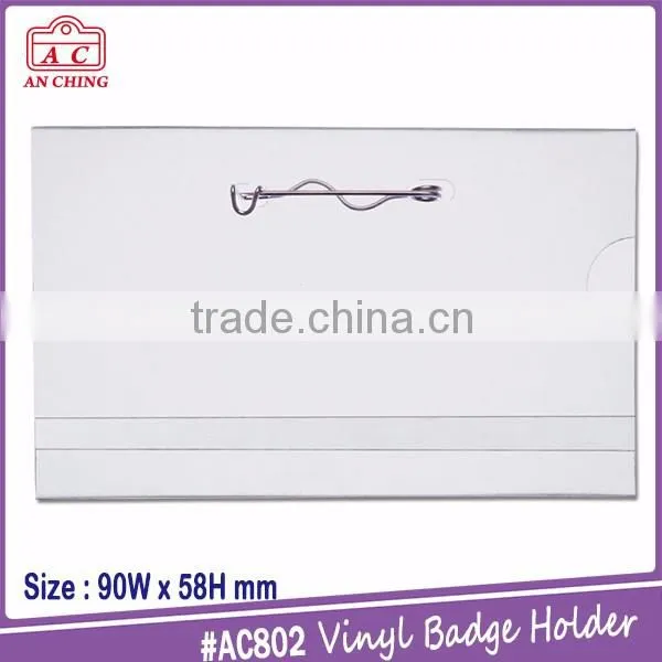 Id Pvc Card Badge Holder With Clipper Customized Size Available photo-4
