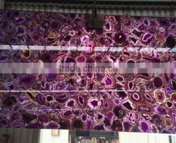 Semi Preious Purple Raw Brazil Agate photo-2
