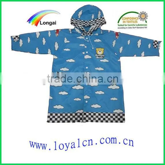 Summer Fashional Midi Pattern The Princess Style Strawberry Kids Raincoat photo-6