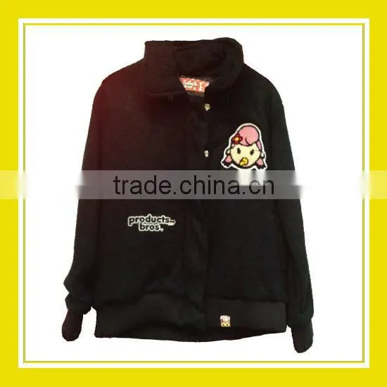 2016 Fashion Products Bros Baby Rinne Terry Cloth Sewing Women Long Sleeve Cotton Jacket photo-3